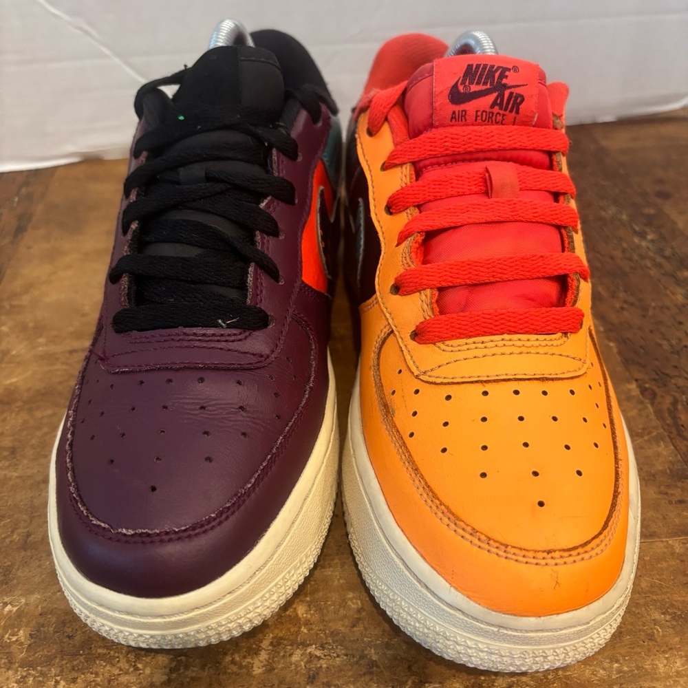 Nike Air Force 1 LV8 GS Low "What The 90s" Multicolor Way AT3407-600 Size 7Y - Picture 4 of 11